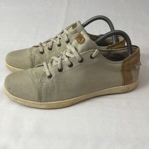 Chaco Ionia Lace up Tennis Shoes Beige Women's Size 9 Casual Shoe Fit Nice Clean